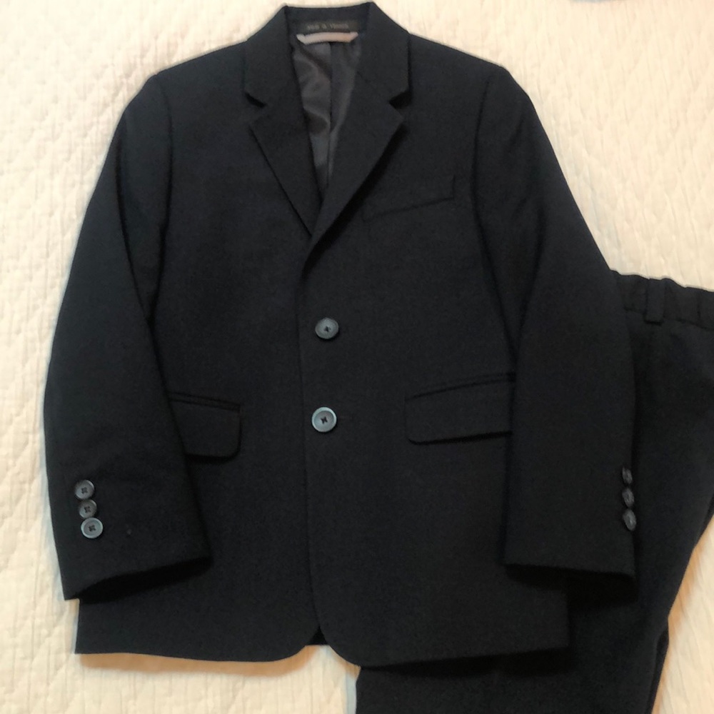Andrew Marc Boys Navy Suit (8)